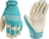 Wells Lamont Women's Hybrid Work/Gardening Gloves - Water-Resistant HydraHyde Leather, Small, Aqua