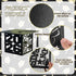 12 2026 Pcs Graduation Table Centerpieces Boxes Class of Black Square Graduation Paper Lanterns with String Lights