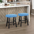 LIULIWEIFA Set 4/2/1 Counter Gray,2pcs Bar Stool Covers Rectangle of Saddle Bar Stool Covers Slipcover Stool Cushion
