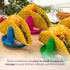Talisman Designs Sombrero Taco Holders - Set of 4 for Small or Large Tacos, Crunch & Soft