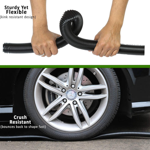 Oreck XL Canister Vacuum Hose Replacement - Fits Shurlok or Friction Buster B Models, 3' Swivel Hose