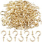 Aylifu Mini Ceiling Screw Hooks, 100 Pieces 1/2 Inch Gold Cup Hooks for Hanging Plants, Mugs, Arts, Decorations