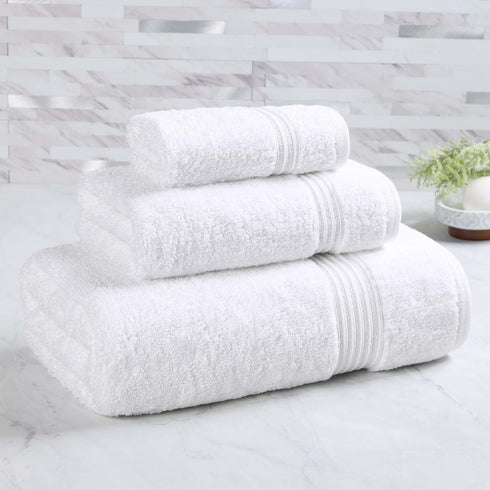 3-Piece Set, 1 1 1 Superior Egyptian Cotton Towel Basic Towels For Bathroom, Home Decor, Guest Bath, Shower, Apartment