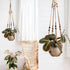 3 Pack 35"/29"/23", Mkono Macrame Plant Hangers Indoor Different Size Hanging Planter Basket Flower Pot Holder