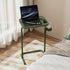 TB01BOG091 TUTOTAK C Shaped End Table with Tiltable Surface, Adjustable Height Side Table, Slide Under Couch Table TV