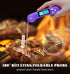 DOQAUS Digital Meat Thermometer, Instant Read Kitchen Probe with Backlit Display for Cooking, BBQ, Baking