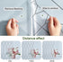 Windimiley Window Privacy Film, Stained Glass Frosted Clings, Moroccan Lattice Decorative Coverings, UV Sun Blocking,