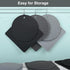 Trivets for Hot Dishes, Silicone Hot Pads for Kitchen, Multi-Purpose Heat Resistant Mat Potholders, 2 pcs Square and 2