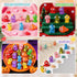 HOZUZER 32 Packs Squishy Toys Kids Party Favors - Popping Eyes Animal Keychains, Fidget Toys Bulk for Kids Birthday
