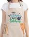 Fairy's Gift Funny Cooking Aprons for Women - Embroidered Cute Kitchen Apron for Baking, Gifts for Mom, Chef