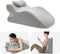 Memory Foam Wedge Reading Pillow for Bed, Adult Ergonomic Back Pillow with