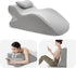 Memory Foam Wedge Reading Pillow for Bed, Adult Ergonomic Back Pillow with
