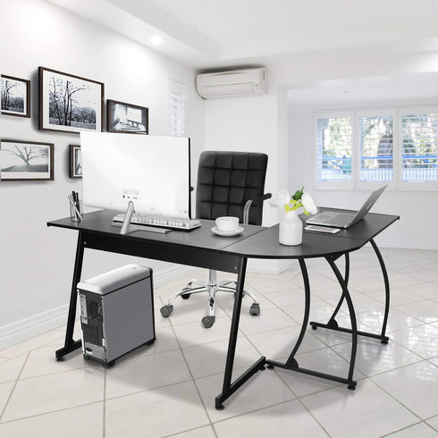 58'' ZENY L-Shaped Gaming Desk Computer Corner Desk Reversible Table Home Office Desk PC Workstation Study Writing Desk