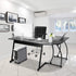 58'' ZENY L-Shaped Gaming Desk Computer Corner Desk Reversible Table Home Office Desk PC Workstation Study Writing Desk