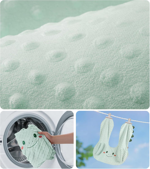 BEBAS U-Shaped Kids Travel Pillow for Car - Comfortable Neck and Head Support Pillow for Sleeping on Long Trips, Cute