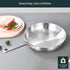 Tri-Ply Fully Bonded Stainless Steel 8inch Frying Pan, Chef's Skillet, Induction & Dishwasher Safe, Removable Handle