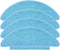 4 Pack Replacement Mop Cloth Pads for Lubluelu SL60D SG60 SL61 Robotic Vacuum Cleaner, Microfiber Soft Pad