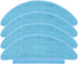 4 Pack Replacement Mop Cloth Pads for Lubluelu SL60D SG60 SL61 Robotic Vacuum Cleaner, Microfiber Soft Pad