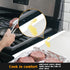 KindGa Stove Gap Covers, Silicone Counter Gap Filler for 30 Inches, Set of 2 White for Appliances