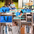 Heavy Duty Extra Large Moving Bags Storage Tote - 2 Pack, Strong Handles & Backpack Straps, Space Saving Alternative to
