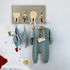 Giraffe-Themed Wooden Wall Hooks for Kids' Rooms - Safari Decor