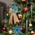 VGOODALL Christmas Snowflake Decorations, 36pcs Clear Acrylic Ornaments Set for Santa Outdoor Party Decoration Craft