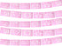 Mexican Banner Flags Light Pink Papel Picado - Over 60 feet Long Pastel Pink Tissue Paper Garland for Weddings,