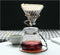 Pour Over Coffee Maker Set, 20oz/600ml Dripper & Glass Lid, Metal Stand and 100 Paper Filters, 4 in 1 Set
