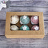 ONE MORE Cupcake Boxes with Inserts, 6 Holders, 9.5x6.3x3inch Large Brown Kraft Bakery Boxes with Window, Pack of 15