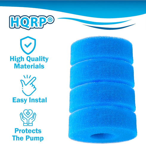 4-Pack 1400 (5000 2000 (6000 PT1736 PT1503 HQRP Foam Sponge Filter Media Compatible with Laguna Pressure-Flo gal. L)