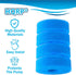4-Pack 1400 (5000 2000 (6000 PT1736 PT1503 HQRP Foam Sponge Filter Media Compatible with Laguna Pressure-Flo gal. L)