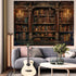 Accnicc 60 44 inch Vintage Bookshelf Tapestry Medieval Art Book Tapestries Wall Hanging Gothic Dark Academia Retro