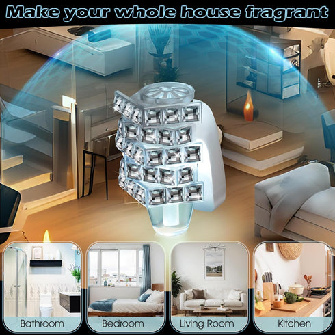 Wall Fragrance Plug in with Night Light, Compatible with Bath & Body Works WallFlower Fragrance