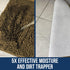 Muddy Mat Chenille Bathroom Rugs, Quick Dry Microfiber Non Slip Washable Bath Mats for Bathroom, Kitchen, Shower Floor