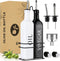 Vakoo Oil and Vinegar Dispenser Set - 17oz/500ml, Extra Thick Glass, Leak-Proof,