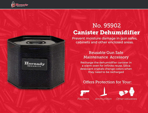Hornady 95902 Dehumidifier Canister, Black