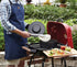 Outset Cross Back Blue Denim Grill and Kitchen Apron with Pockets, 27" x 30"