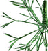 Alpine Corporation 16"H Indoor Holiday 3D Snowflake Ornament - LED Lights, Green Christmas Decoration