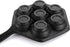 WUWEOT Nonstick Aebleskiver Pan, Cast Iron Takoyaki Griddle for Making Pancake Balls, Poffertjes, and Thai Kanom Krok