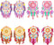 16pcs Multicolor Dreamcatcher Charms - Hollow Filigree Pendants for Earrings Jewelry Bookmark Accessories
