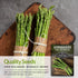(3 Packs) Mary Washington Asparagus Seeds for Planting - Non-GMO Heirloom with Instructions to Grow Long Lasting