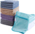 Cosy Family 24 Pack Soft Washcloths Set - 12 x 12 inches, Quick Drying