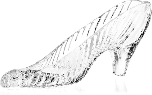 Godinger Crystal Slipper Glass Slipper, 6.75"