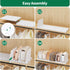 Closet, SPACEKEEPER Shelf Divider for Adjustable Purse Organizers Handbag Separators Storage Organizer Bookshelf
