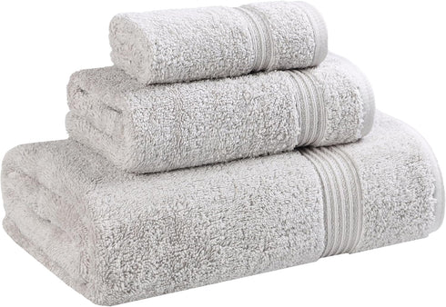 Superior Egyptian Cotton 3-Piece Towel Set, Basic Towels For Bathroom, Home Decor,