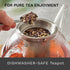 Creano Glass Teapot 54oz (1600ml) with Integrated Stainless Steel Infuser and Glass Lid for Loose Teas