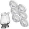 CairnCovers Glass Whiskey Glassware Lids - Glass Cap for Whisky Tasting Glasses by Cairn Craft (6 CairnCover Lids with