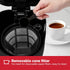 5-Cup Programmable 25oz Holstein Housewares Coffee Maker, Drip Coffee Machine with Auto Brew Timer, Pause & Serve