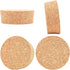 Juvale Large Tapered Cork Pucks & Plugs - Size #48, 3-Pack, 3.48 x 3.27 x 1.29 in Wide Cork Stopper for Sealing Jars &