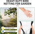 25' 50' 1" Garden Netting, x Heavy Duty Bird Netting Deer Fence Net, Mesh Poultry Netting for Chicken Coop, Run